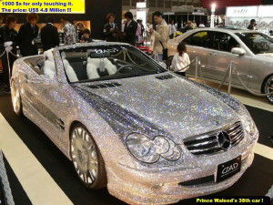 ... diamond studded saudi prince waleed s 38th car diamond studded merc