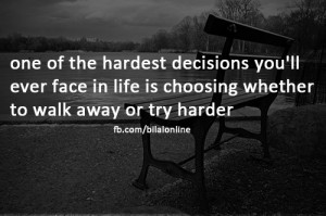 One of the hardest decisions you'll ever face in life is choosing ...