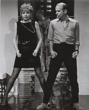 Shirley MacLane & Bob Fosse on the set of Sweet Charity