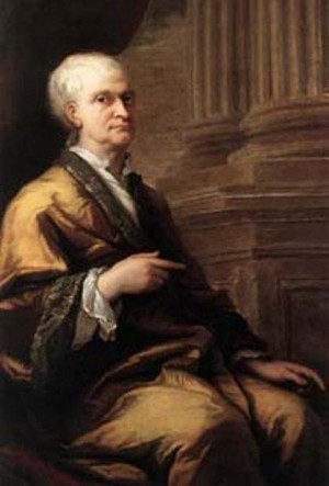 Isaac Newton in old age in 1712, portrait by Sir James Thornhill