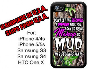iPhone Case Makeup To Mud In 2 Sec. Camo Phone Case, iPhone 4 4S ...