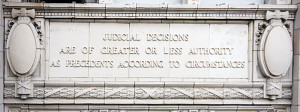 quote on the building’s north side from Lincoln’s speech at ...