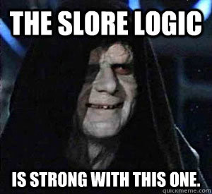 The Slore Logic Strong With This One Happy Emperor Palpatine