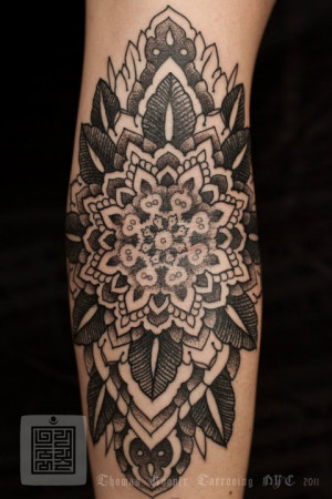 Thomas Hooper. Sacred geometry. #mandala #tattoo #blackandgrey