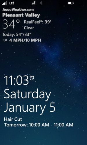 Weather Lock Screen Comes to Windows Phone 8