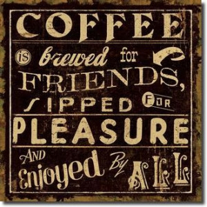 Coffee Quote II Art Print