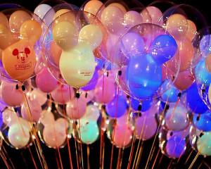 唯美气球图片：追逐童年的回忆