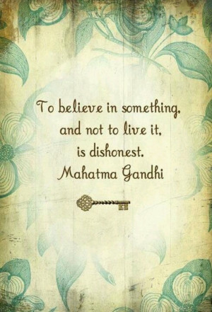 tell me your faith and I watch your actions, not because I am judging ...
