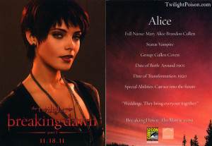 Alice Cullen Alice Cullen