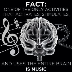 Music is stimulating!