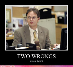 Dwight Schrute Eats Worms