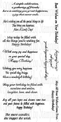 Inspired by Stamping Birthday Greetings Stamp Set