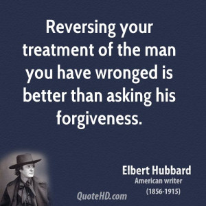 Reversing your treatment of the man you have wronged is better than ...