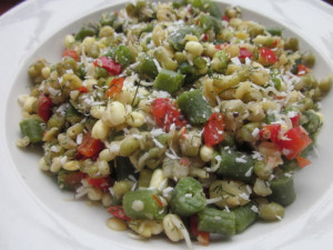 Black Eyed Pea Indian Salad