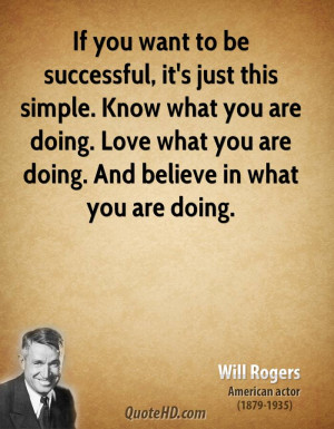 Will Rogers Love Quotes