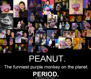 ... peanut the funniest purple monkey on earth peanut c jeff dunham people