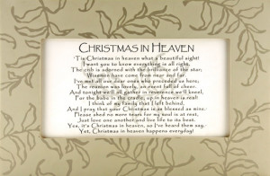 Christmas in Heaven Framed Print