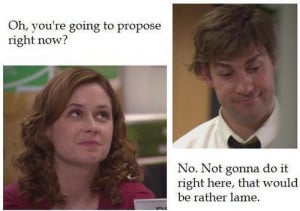 The Office Jim & Pam (Chair Lady) #2