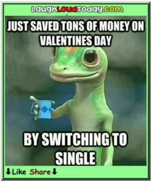 Funny! Geico Gecko Saved Money on Valentines Day by switching to ...