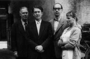 Kingsley Amis, Anthony Powell, Philip Larkin, and Hilly, who was ...