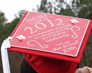 Professionally Printed Graduation Cap Decorations. Decorate Your Grad ...