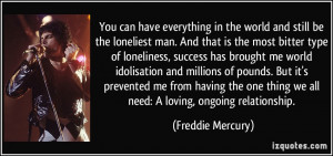 More Freddie Mercury Quotes
