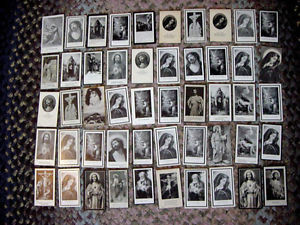 ... -1927-ON-UP-CATHOLIC-HOLY-CARDS-SAINTS-BIBLE-QUOTES-IN-LOVING-MEMORY