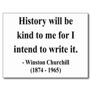 Winston Churchill Quote 7a Postcard