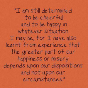 determined to be happy