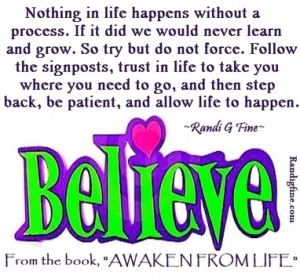 Trust in the Process Quote With Picture | Randi G. Fine ...