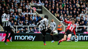 Adam Johnson fires home Sunderland's second goal