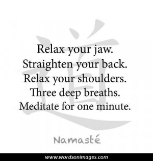 Relaxation quotes