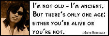 Wall Quotes - Sixto Rodriguez - I'm not old - I'm ancient. But there's ...