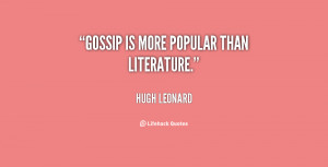 Quotes About Family Gossip