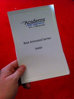 Thank you. @montyoum @kerryshawcross @RoosterTeeth #RWBY #IAWTVAwards ...
