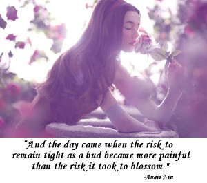motivation monday Inspirational quote about blossom & Picture of woman ...