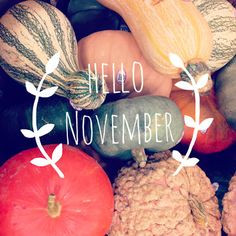 Hello November. More