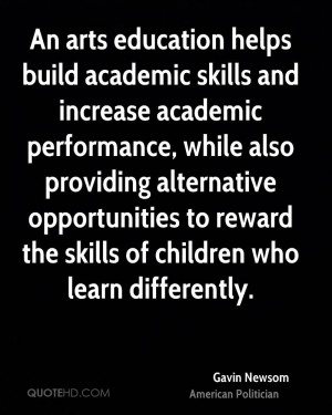 An arts education helps build academic skills and increase academic ...