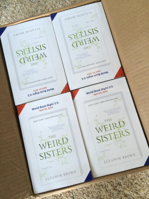 My carton of World Book Night 2014 books, Eleanor Brown’s The Weird ...