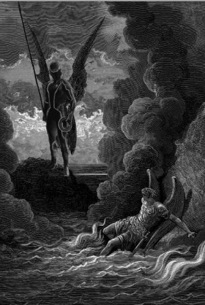 Devil Vs God Drawing God vs. satan in tron legacy