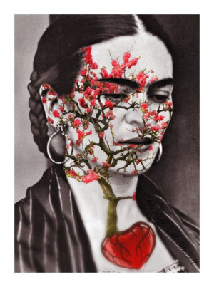 Frida Kahlo Art Photomontage Print Quote Original by ARTDECADENCE, $14 ...