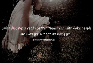 girl, alone, love, sad, quote - inspiring picture on Favim.com | We ...