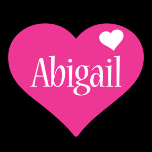 Abigail Name Bright Purple...