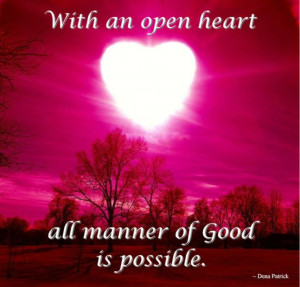 Open heart...