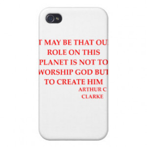 arthur c clarke quote iPhone 4/4S cases
