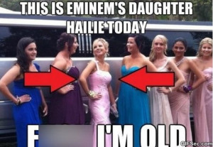 Eminems daughter Hailie Do you feel old yet MEME 2015