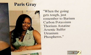 Paris Gray, upstanding vice president of her about-to-graduate high ...