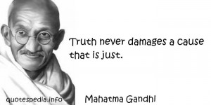 Gandhi Quotes On Truth ~ Truth Quotes & Sayings, Pictures and Images