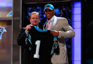 Congratulations to Cam NewtonÂ on being selected by the Carolina ...