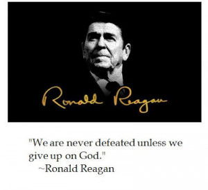 Ronald Reagan on Faith